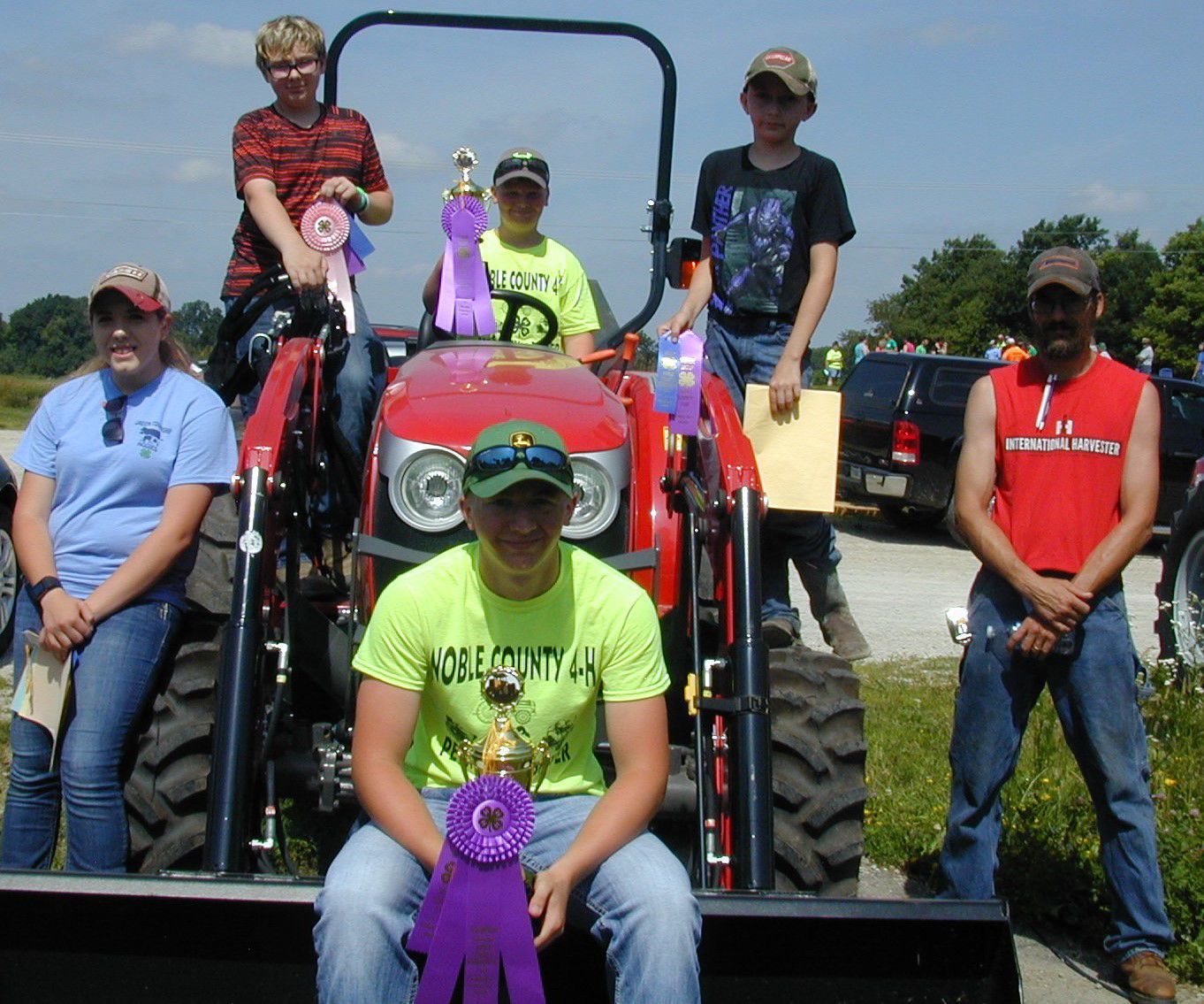 Tractor driving winners